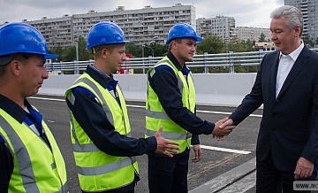 Важный объект дорожно-мостового строительства - пересечения Волгоградки и МКАД – открыт, - заявил Сергей Собянин